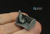 Quinta Studio QD72122 P-47D Thunderbolt Razorback 3D-Printed & coloured Interior on decal paper (Tamiya) 1/72